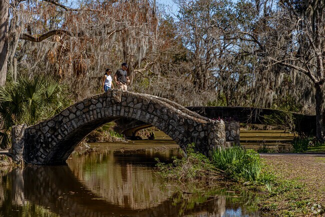 Bridge over the Bayou in New Orleans City Park
