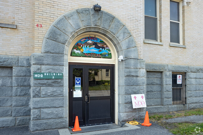 The MDQ Academy is located on the 2nd floor of the building in Brentwood, NY.