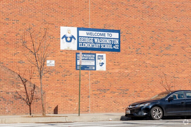 George Washington Elementary School a C rating from Niche.