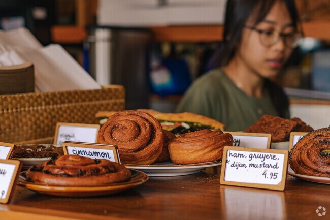 Michette in East Somerville is known for its authentic fresh French baguettes and pastries.