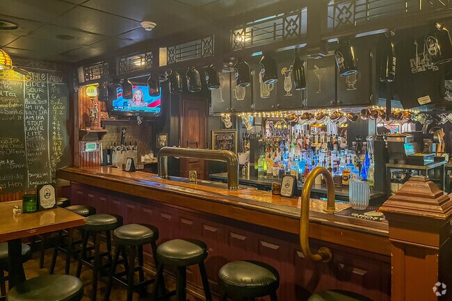 Grab a seat at the bar and enjoy a cold drink at McCleary's Pub in Marietta.
