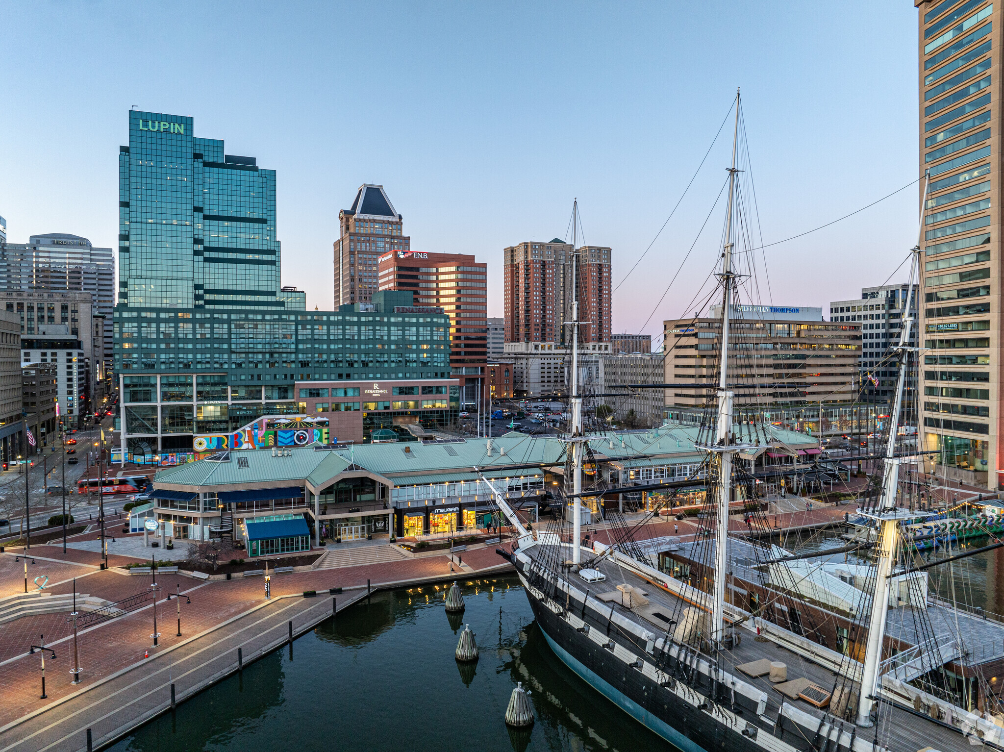 Only a few minutes from the Inner Harbor, Locust Point is a popular place to call home.