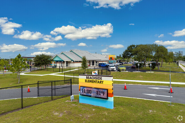In 2023, Beachside Elementary merged Osceola and Ortona Elementary, in Daytona Beach, Florida.