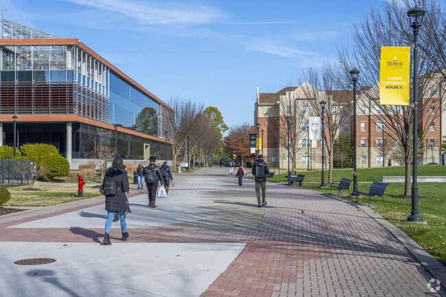 Bowie State University has it's spacious campus near Highbridge Park.