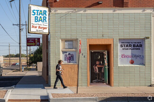 The Star Bar in the Grove neighborhood is a popular place for friends to meet after work.