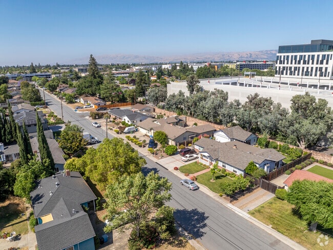 A row of homes in the Cory neighborhood.