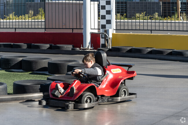 Pittman features a kart place for children and adults alike.
