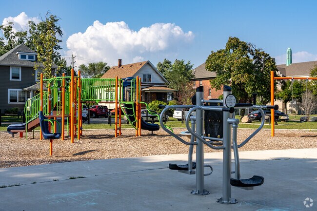 Younger residents of Piety Hill will love the playground at McDuffy Park.