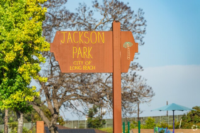 Jackson Park on a summer day in Long Beach, California.