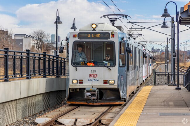 The RTD Denver light rail is a quick and popular route into downtown Denver.