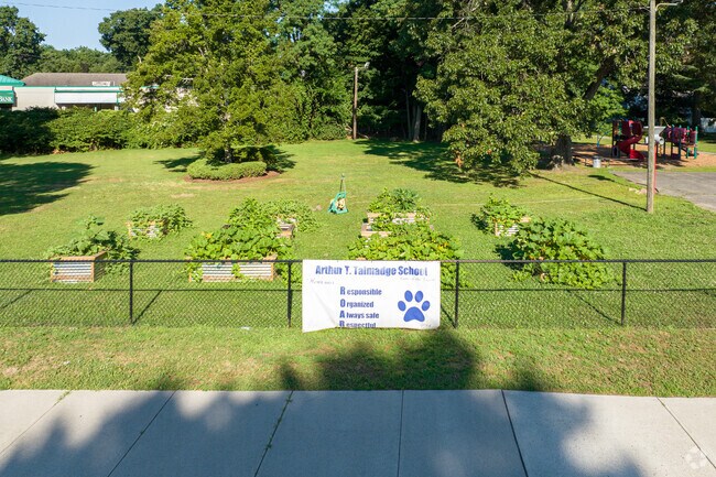 Arthur T. Talmadge Elementary School encourages students to learn gardening.