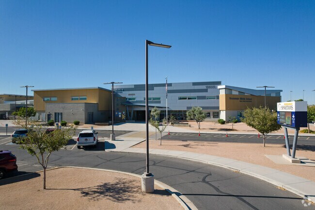 Sossaman Middle School, rated A on Niche, sits in the heart of Sossaman Estates.