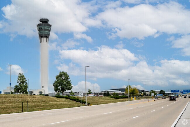 Indianapolis International Airport is located near Mars Hill.