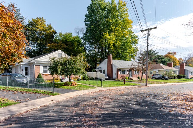 Homes on Sherwood Circle are well maintained and have condensed yards.