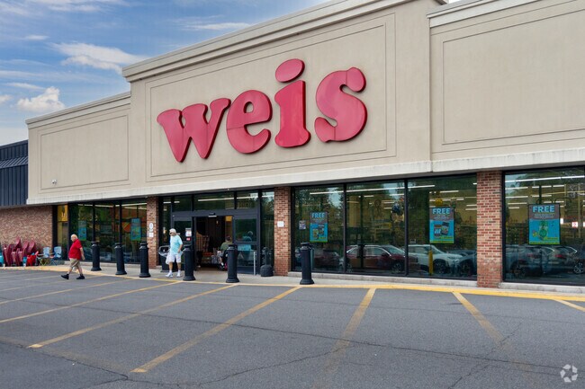 Locals can drive ten miles northwest to shop at Weis.