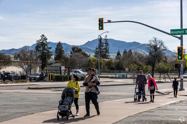 The Shamrock Corners neighborhood enjoys beautiful views of Mount Diablo.
