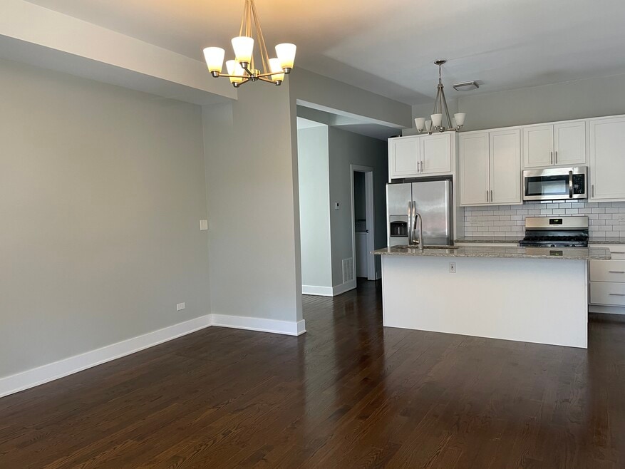 Wide open plan living room