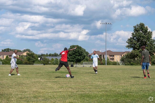 Dodds Park has many soccer fields for the residents of Garden Hills to enjoy.