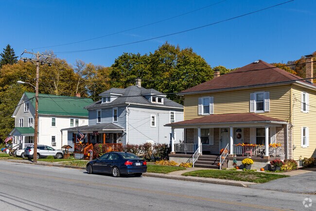 Claysburg locals enjoy quiet streets with homes on large lots.
