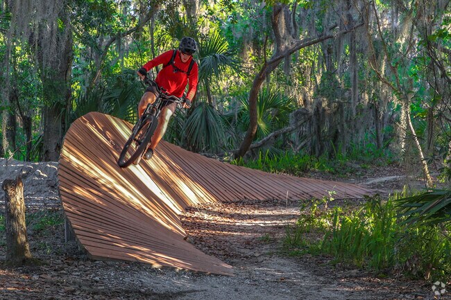 Lithia's trail system is one of the most favored off-road biking choices in Florida.