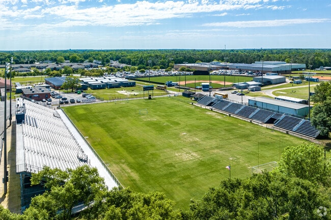 Baker High School has a large Football Field.