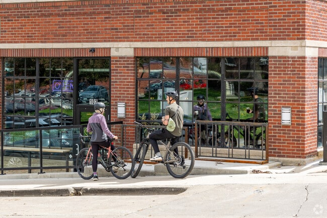 The Chain & Sprocket is a popular destination for Woodland Heights' cyclists.