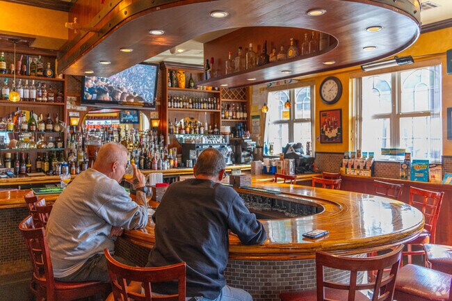 Have a drink at the bar at the historic Atlantic Manor in Ogdensburg.
