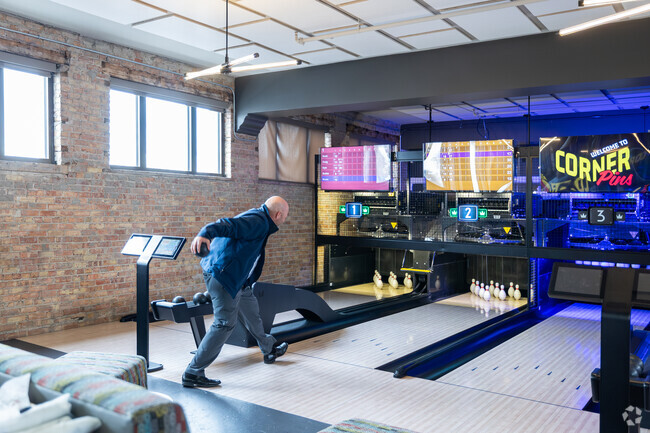 Corner Pins in Southside Lima has a bar as well as a duckpin bowling alley.