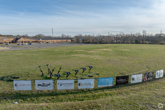 Knox Doss Middle School has a large activity field for team sports.