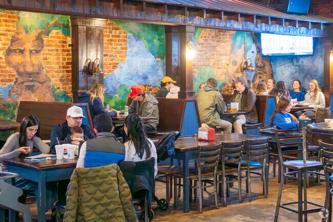 Dig into some amazing food at Moe's BBQ near Wrights Mill Estates.