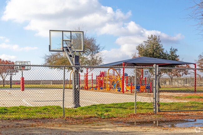 There is a playground at Clay Elementary School near Kingsburg.