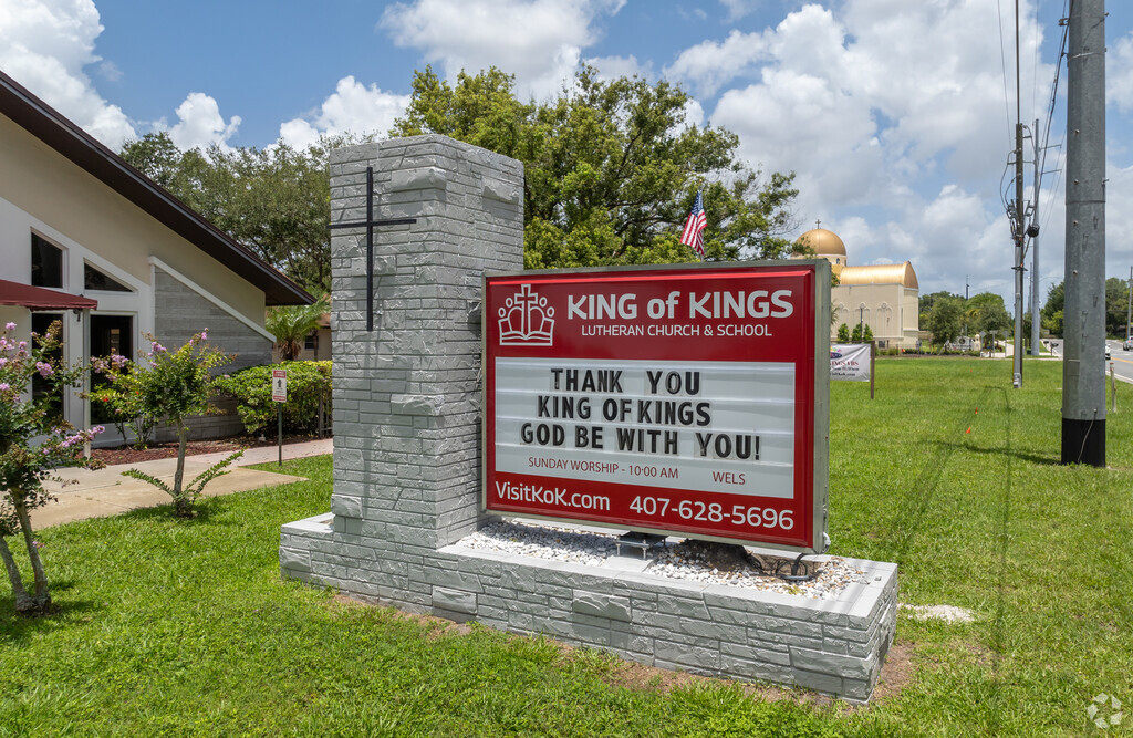 King of Kings Lutheran Church and Christian School is located on Wymore Road in Maitlando.