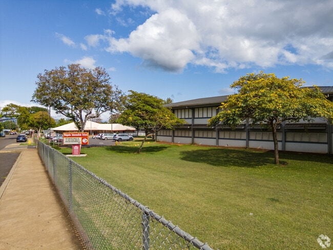 Front of Waipahu Intermediate School