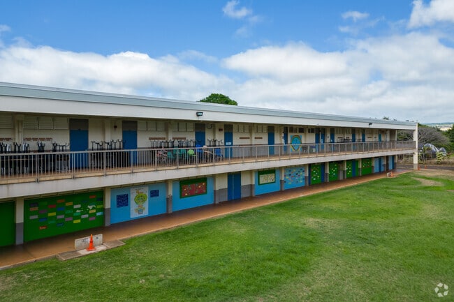 Collaboration spaces in the school encourage teamwork and group projects.