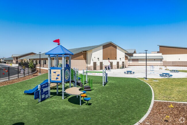Your kids will love the playground at Northlake TK-8.