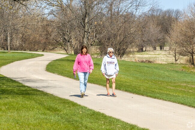 Paved trails follow the Little Sioux River through the heart of Spencer.