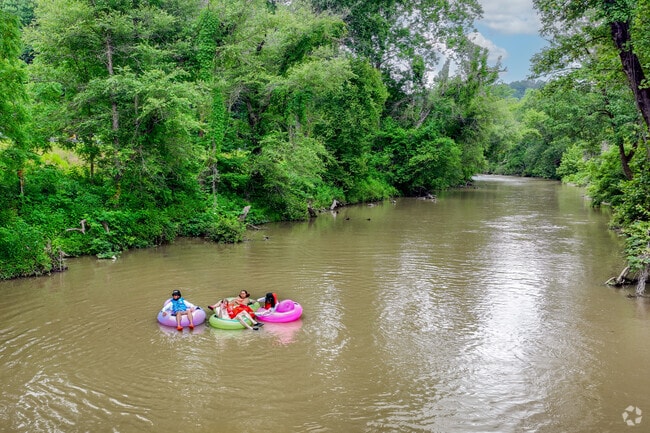 Two rivers meet in Ellijay and form the Coosawattee River, which is popular for fishing and kayaking.