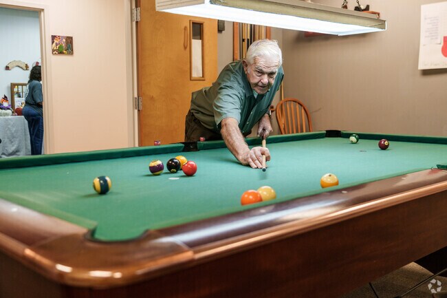 The Frederica Senior Center offers various activities.