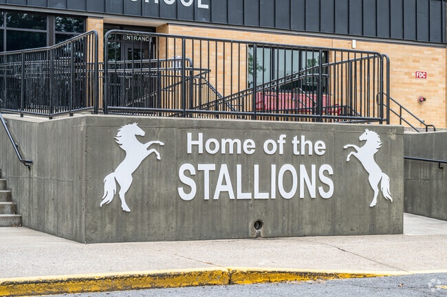 The mascot of South Middle School is the Stallions.