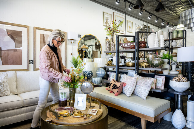 Studio K by Hartzog Interiors sells home decor, and offers interior design services.