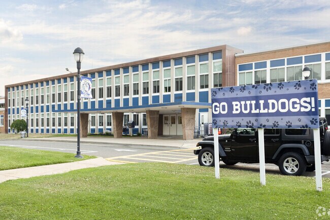 George W. Hewlett High School in nearby Hewlett is rated among the best public high schools.