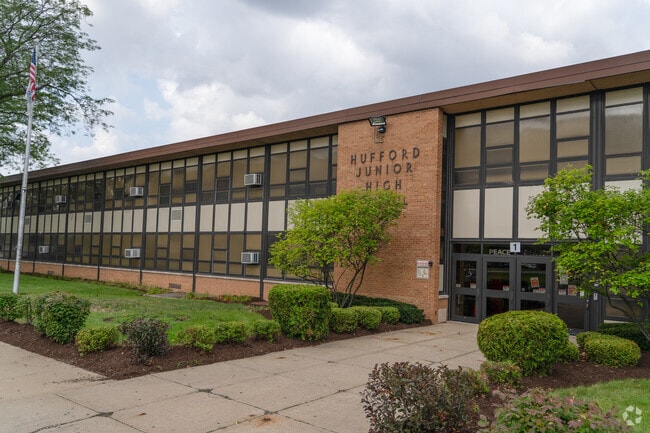 Hufford Junior High School building in Joliet.