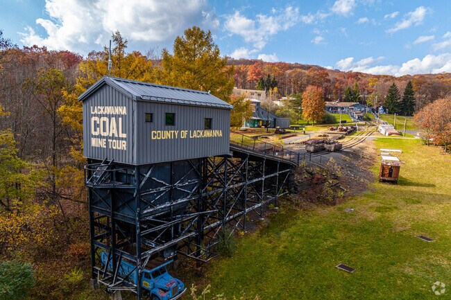 The Lackawanna Coal Mine in Taylor takes tourists down 300 feet to explore a half mile shaft..