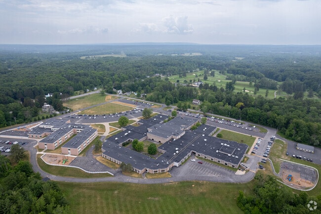 Milton Terrace Elementary School is situated beautifully in Ballston Spa.