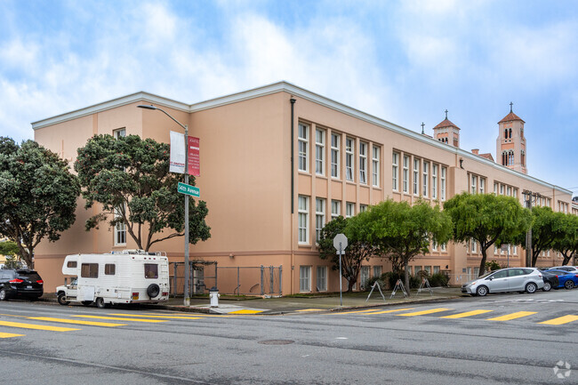 St Anne School sits on a prominent corner.