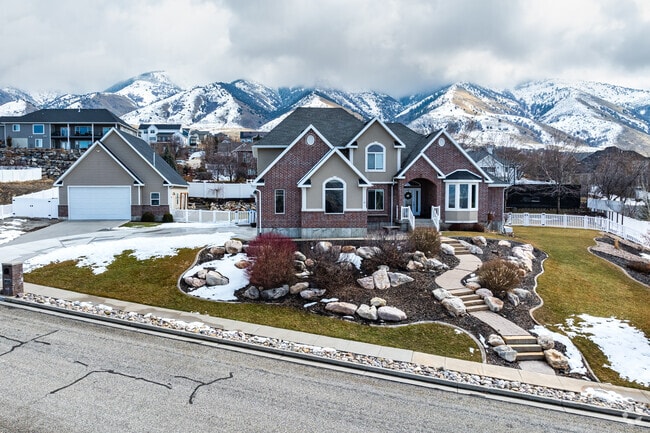 Palatial homes have mountain views in North Logan.