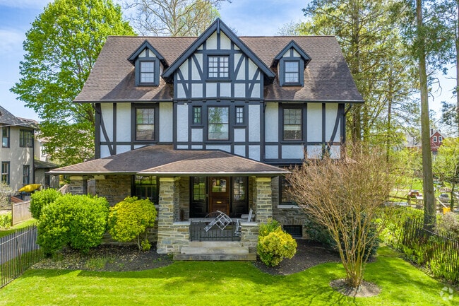 Tudor estates add a characteristic charm to Ardmore.