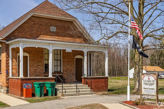 Historic Burt Opera House was once a major attraction for the town and still hosts local events.