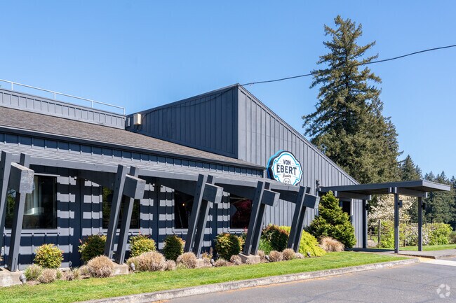 Von Ebert Brewing Company is a favorite lunch spot for locals.