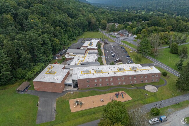 Smithfield Elementary School is nestled close to the Delaware River.